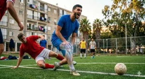 איור אנטומי של ברך עם קרע במיניסקוס כחלק מהמדריך המדעי לאבחון וטיפול
